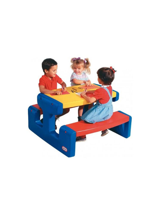 Primary Σετ Παιδικό Τραπέζι με Καρέκλες Κόκκινο Little Tikes