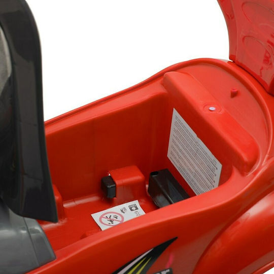 BabyMix Mega Car Autos Weiterfahren mit Elterngriff für 12+ Monate Rote