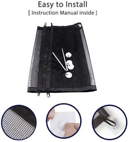 Dog Net in Black Color 110 x 75cm