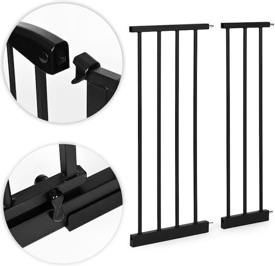 Ecotoys Врата За Куче В Черен Цвят 81 x 74см