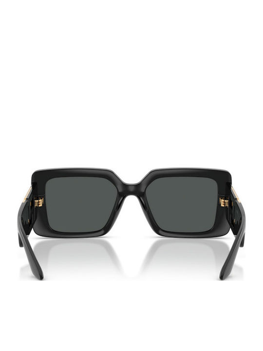 Versace Unisex Γυαλιά Ηλίου με Μαύρο Κοκκάλινο Σκελετό και Γκρι Φακό VE4505U GB1/87