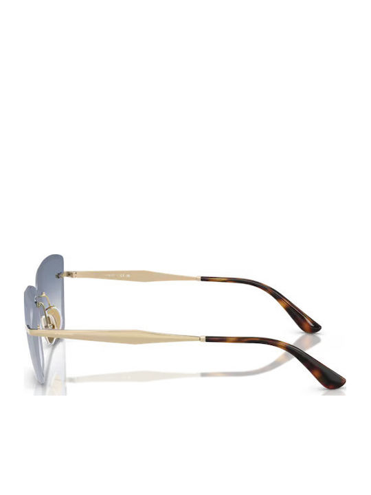 Vogue Unisex Ochelari de Soare cu Ramă Aurie și Lentilă Aurie VO4332S 848/19