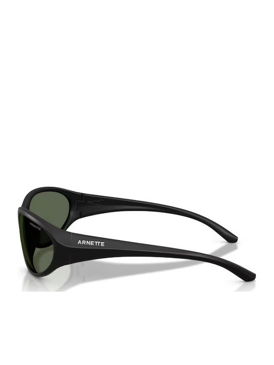 Arnette Unisex Γυαλιά Ηλίου με Μαύρο Κοκκάλινο Σκελετό και Πράσινο Φακό AN4368 290071