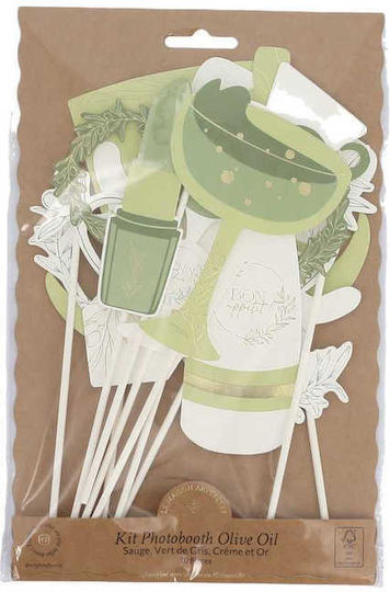 Beauty Home Olive Photo Booth Props for Marriage Party Theme Set of 10 Pieces 95982-0a3fc86d