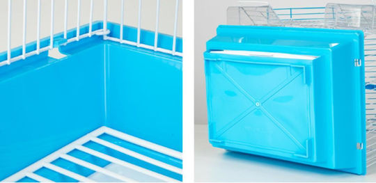 Animal Bird Cage 37x28x47cm. Blue