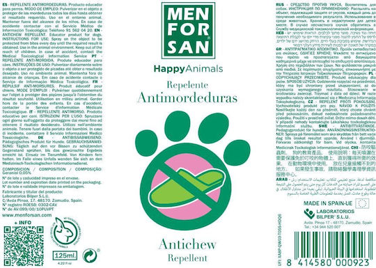 Men for San Spray Απώθησης Σκύλου κατά των Δαγκωμάτων των Κατοικίδιων