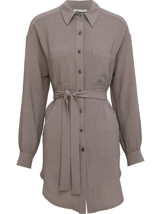 Women's Long Sleeve Shirt Grey