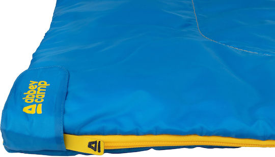 Abbey Double Summer Sleeping Bag Blue/Yellow