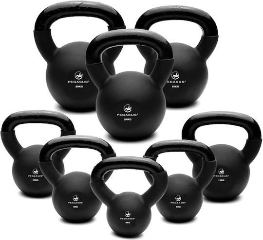 Pegasus Kettlebell Cast Iron 6kg Black