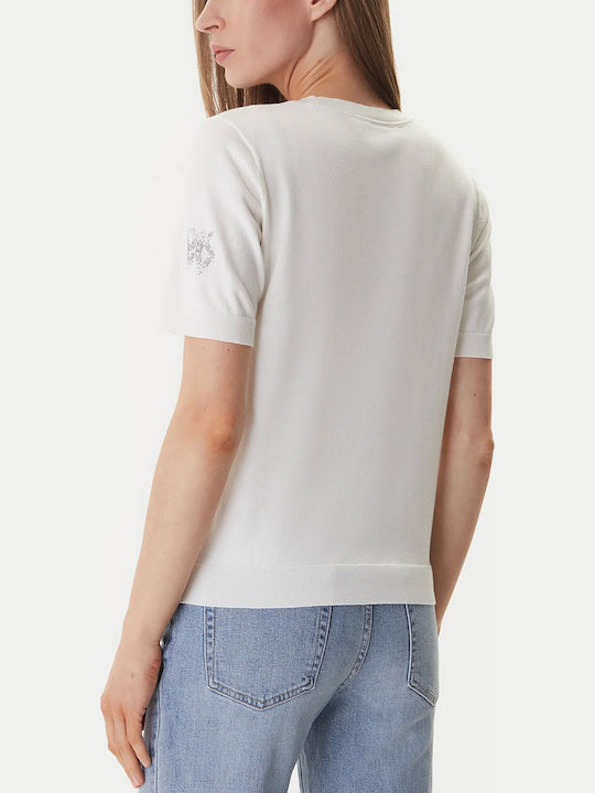 DKNY Damen Pullover Ivory