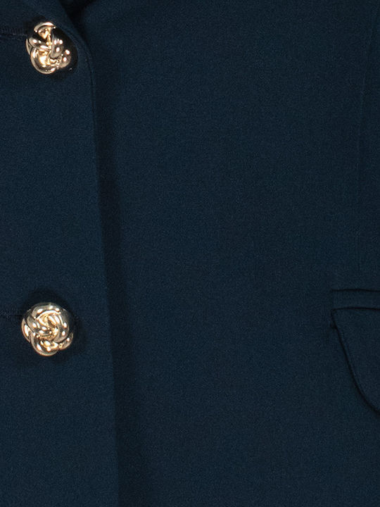 Forel Blazer für Damen Krepp Blau