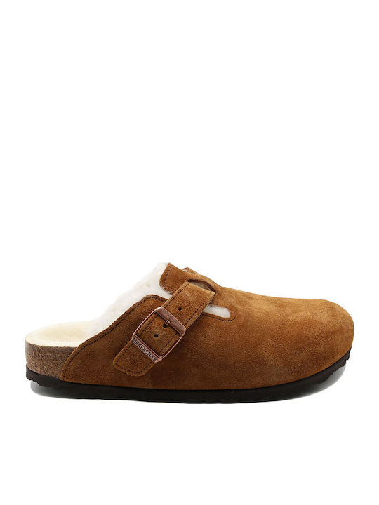Boston Vl Shearling Winter Women's Slippers Brown