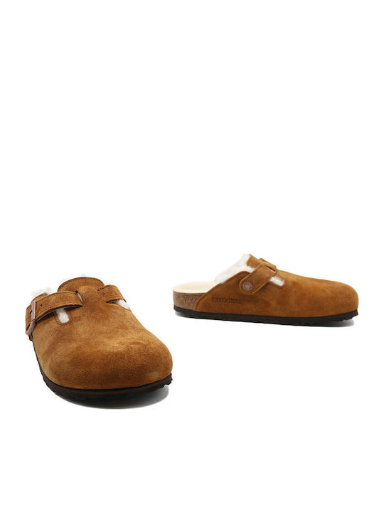 Boston Vl Shearling Winter Women's Slippers Brown