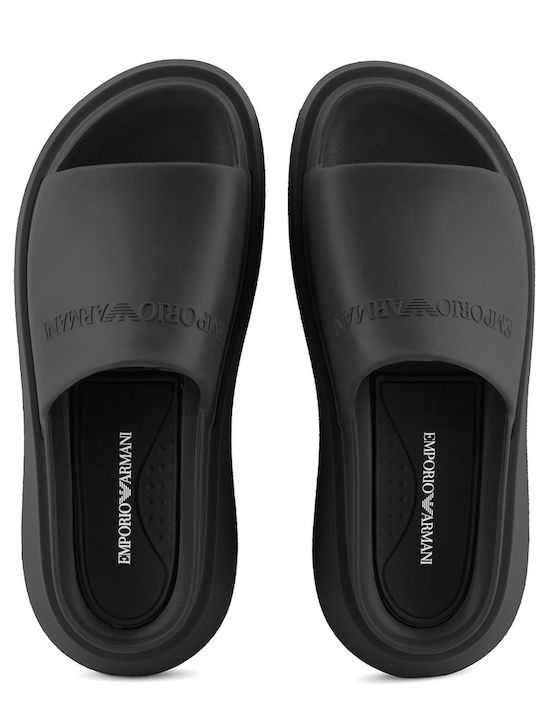 Men's Black Slides