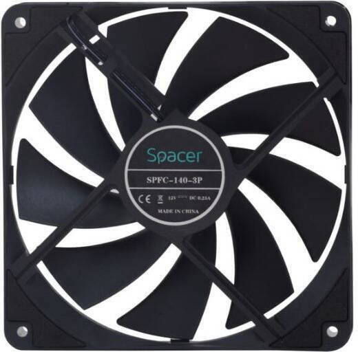 Spacer Ventilator Pentru Carcasă 140mm (1400rpm / 67.6cfm) Fără Iluminare LED și Conexiune 3-Pin