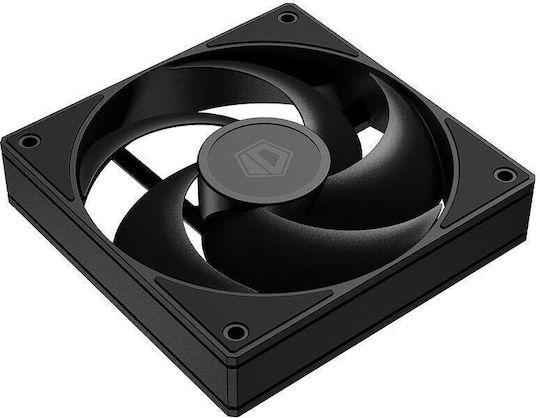 ID-Cooling AS-120-K Ventilator Pentru Carcasă (2000rpm / 58cfm) Fără Iluminare LED și Conexiune 4-Pin PWM