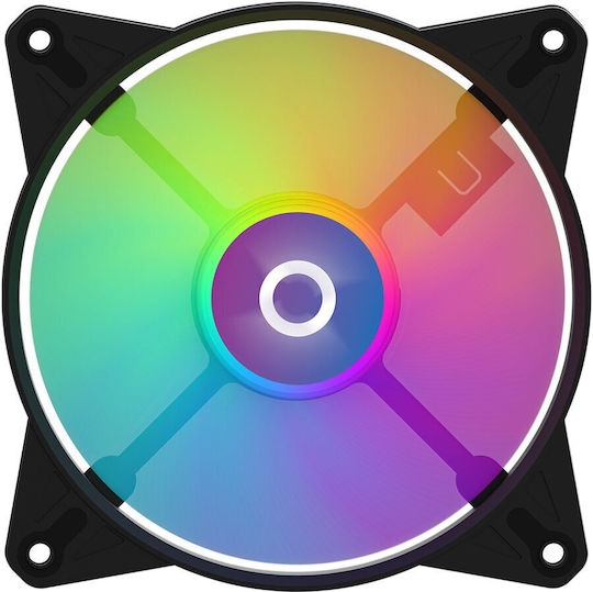 Aqirys Cetus Gehäuselüfter 120mm (33,5 cfm) mit RGB-Beleuchtung