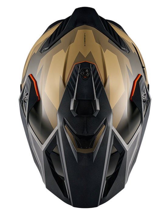 Nexx Y.Travl Primal Sand/Grey Matt Motorcycle Helmet Full Face DOT / ECE 22.06 1750gr with Pinlock and Sunvisor