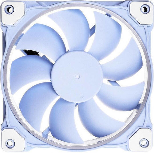 ID-Cooling Ventilator Pentru Carcasă 120mm (2000rpm / 55.2cfm) Cu Iluminare Albastră Și Conexiune 4-Pin PWM Albastru
