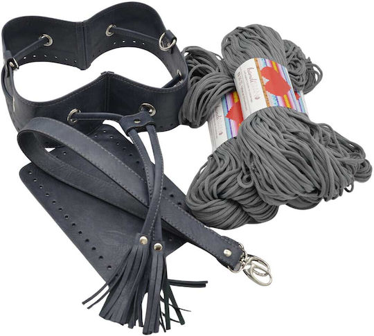 Handibrand Bottom for Knitted Bag Gray