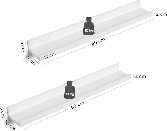 Wall Shelf White