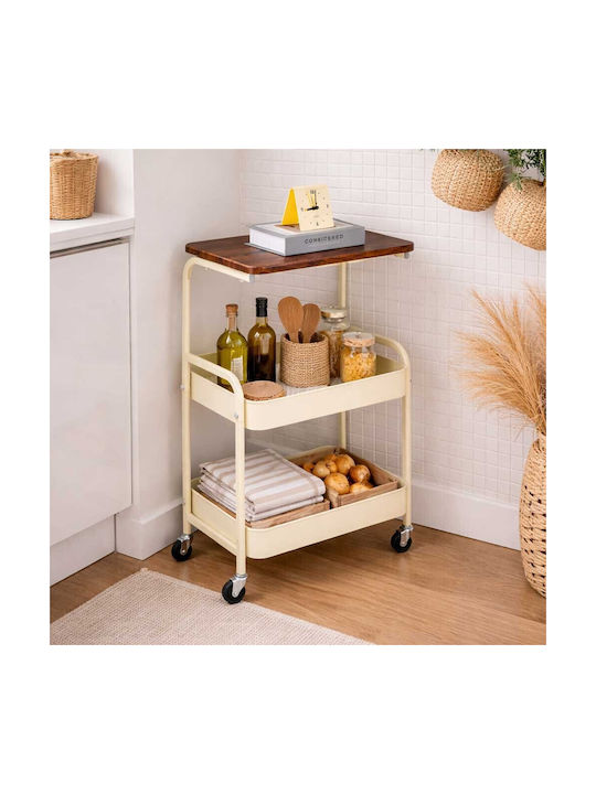 Next Metal Yellow Office Waste Bin