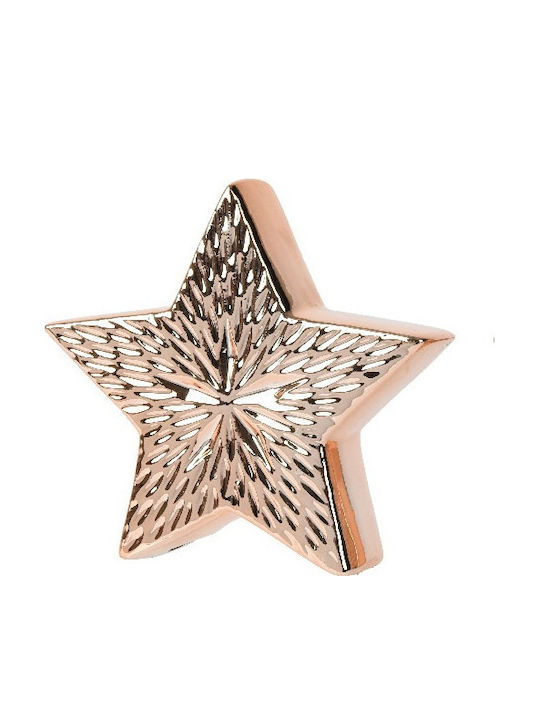 Beauty Home Plastic Christmas Decorative Star 11x2.9x12cm Pink
