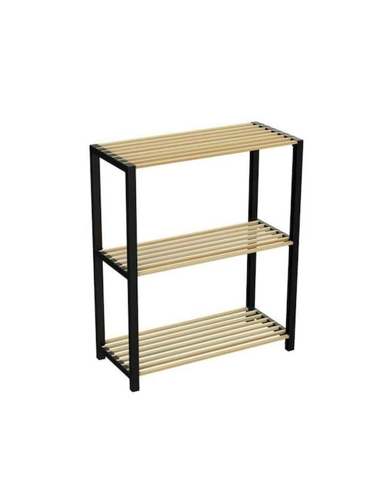 Bibliothek Black - Beige 65x29x78cm