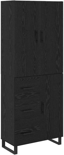 Βιβλιοθήκες Highboard (2τμχ) 69.5x34x180εκ.