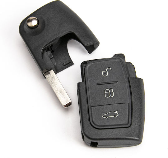 Carcasă Cheie Auto cu Lamă cu 3 Butoane pentru Ford