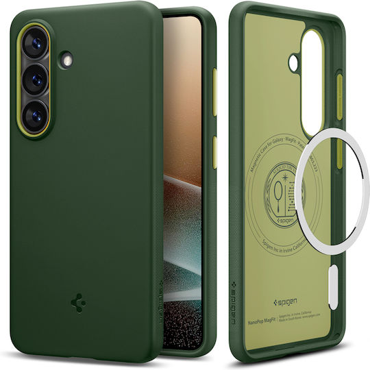 Spigen Nano Pop Mag Заден Калъф Силиконов Avo Зелен (Galaxy S26)
