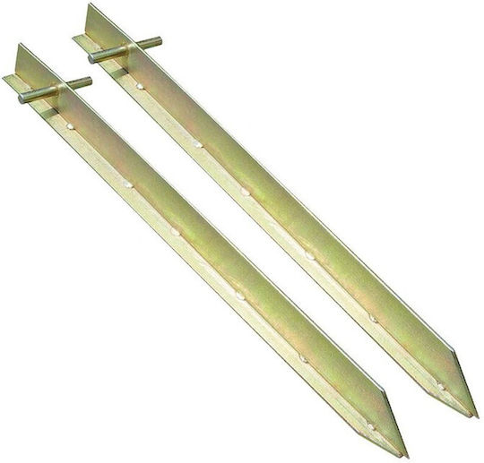 High Peak Steel Tent T Peg Pegs for Tent Camping Set 2 Pieces 2cm