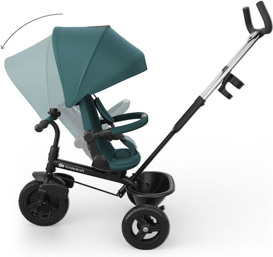 Kinderkraft Aston 2 Plus Μετατρεπόμενο με Χειρολαβή Γονέα Πράσινο