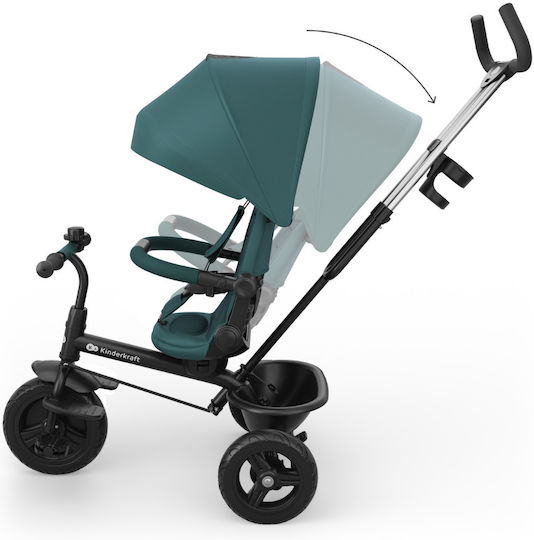 Kinderkraft Aston 2 Plus Μετατρεπόμενο με Χειρολαβή Γονέα Πράσινο