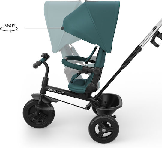 Kinderkraft Aston 2 Plus Μετατρεπόμενο με Χειρολαβή Γονέα Πράσινο