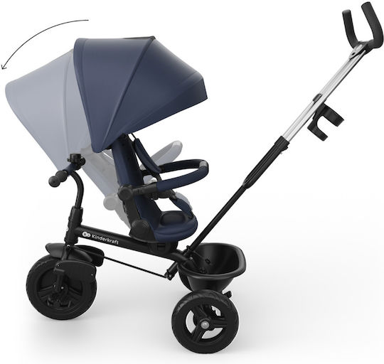 Kinderkraft Aston 2 Plus Μετατρεπόμενο με Χειρολαβή Γονέα Μπλε