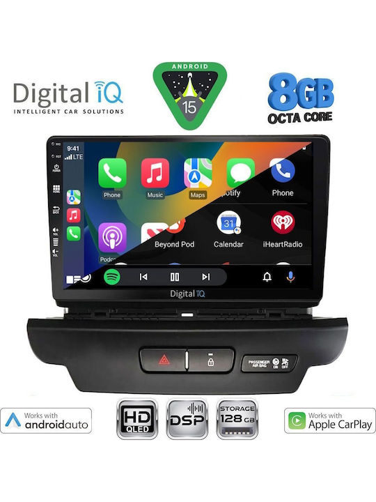 Digital IQ Car Audio System for Kia Ceed / XCeed 2018-2022 (Bluetooth/USB/WiFi/GPS/Apple CarPlay/Android Auto) with 9" Touch Screen
