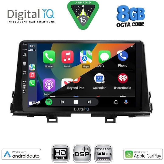 Digital IQ Ηχοσύστημα Αυτοκινήτου για Kia Picanto 2021+ (Bluetooth/USB/WiFi/GPS/Apple-Carplay/Android-Auto) με Οθόνη Αφής 9"