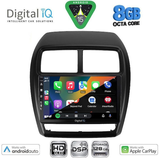 Digital IQ Ηχοσύστημα Αυτοκινήτου για Mitsubishi Asx 2020-2023 (Bluetooth/USB/WiFi/GPS/Apple-Carplay/Android-Auto) με Οθόνη Αφής 9"