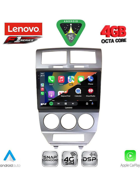 Lenovo Sistem Audio Auto Dodge Caliber 2006-2012 Bluetooth USB Wi-Fi GPS Apple CarPlay Android Auto cu Ecran Tactil 10"