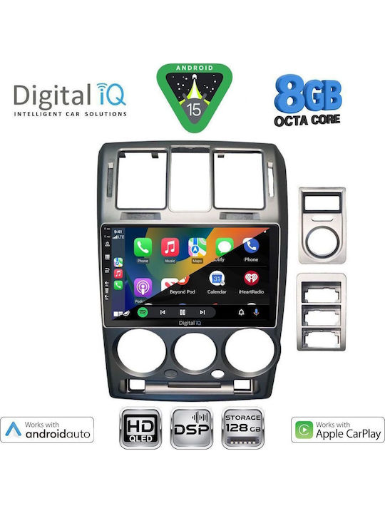 Digital IQ Car Audio System for Hyundai Getz 2002-2011 Bluetooth USB WiFi GPS Apple CarPlay Android Auto with 9" Touch Screen