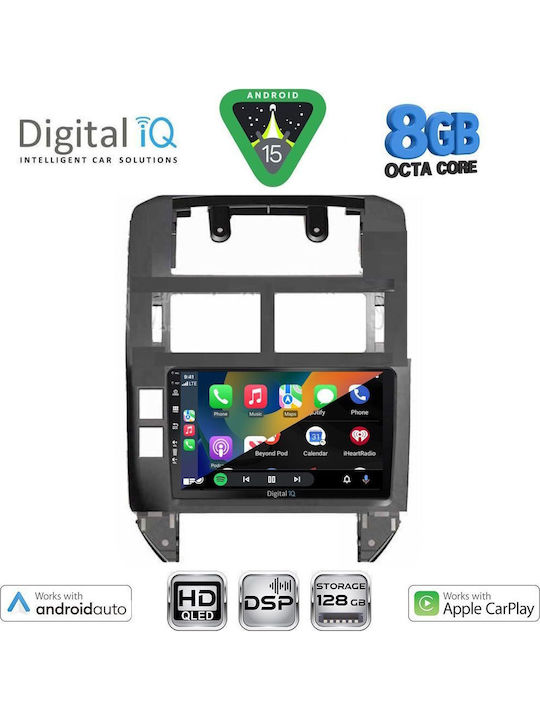 Digital IQ Car Audio System for Volkswagen Polo 2002-2009 Bluetooth USB WiFi GPS Apple CarPlay Android Auto with 9" Touch Screen