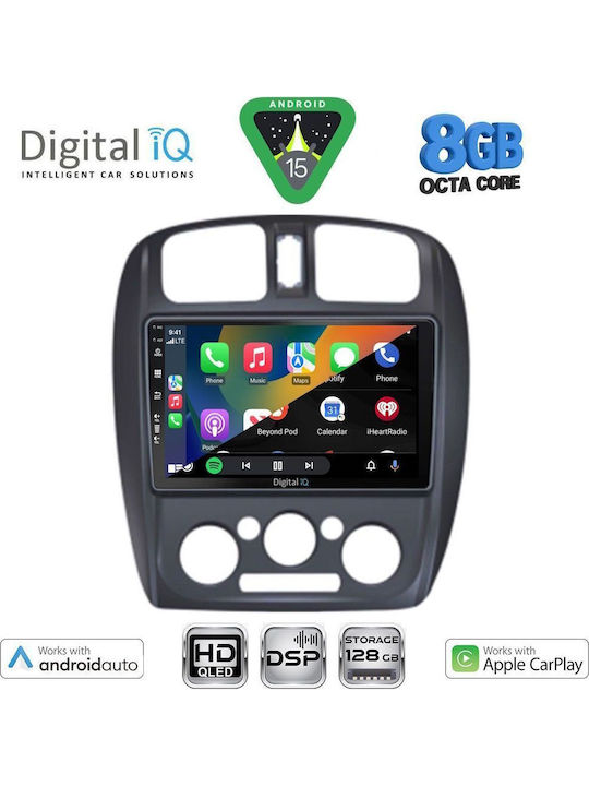 Digital IQ Car Audio System for Mazda 323 1998-2004 Bluetooth USB WiFi GPS Apple CarPlay Android Auto with 9" Touch Screen