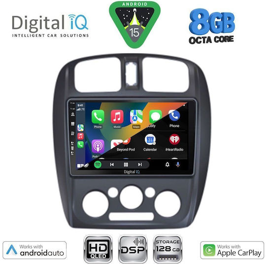 Digital IQ Ηχοσύστημα Αυτοκινήτου για Mazda 323 1998-2004 (Bluetooth/USB/WiFi/GPS/Apple-Carplay/Android-Auto) με Οθόνη Αφής 9"