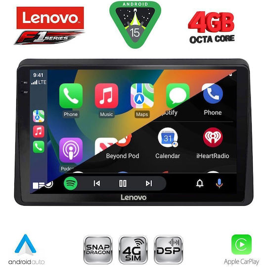 Lenovo Ηχοσύστημα Αυτοκινήτου για Opel Movano Renault Master Nissan NV400 2020 (Bluetooth/USB/WiFi/GPS/Apple-Carplay/Android-Auto) με Οθόνη Αφής 10"