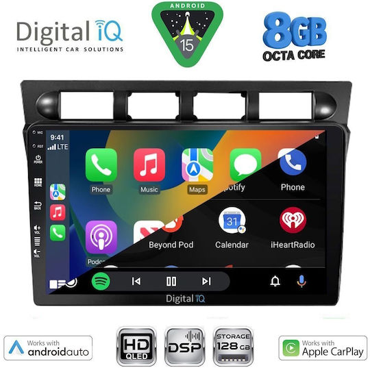 Digital IQ Car Audio System for Kia Picanto 2004-2008 (Bluetooth/USB/WiFi/GPS/Apple CarPlay/Android Auto) with 9" Touch Screen