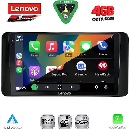 Lenovo Ηχοσύστημα Αυτοκινήτου για Skoda Kamiq 2018 (Bluetooth/USB/WiFi/GPS/Apple-Carplay/Android-Auto) με Οθόνη Αφής 10"