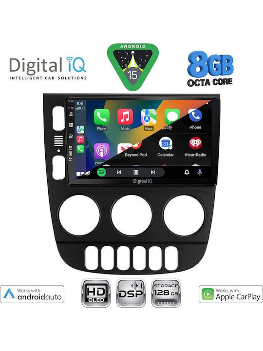 Digital IQ Car Audio System for Mercedes-Benz ML 2002-2005 (Bluetooth/USB/WiFi/GPS/Apple CarPlay/Android Auto) with 9" Touch Screen