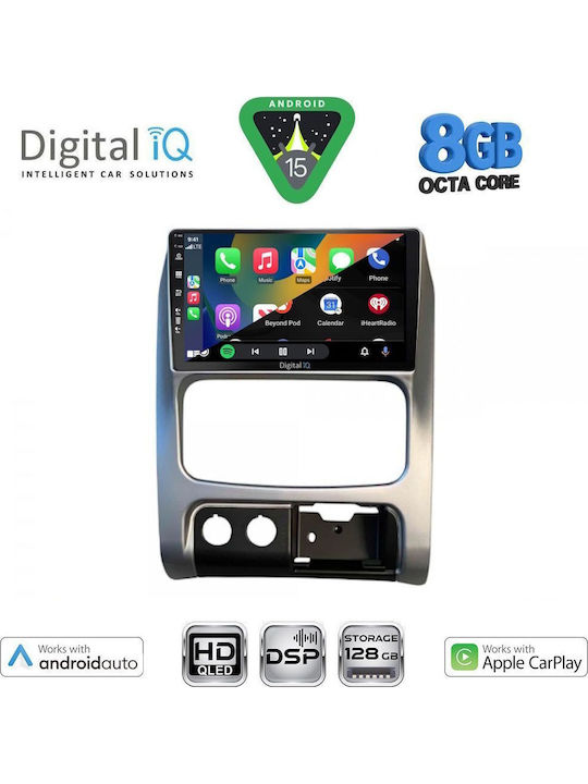 Digital IQ Car Audio System for Jeep Cherokee / Liberty 2002-2007 (Bluetooth/USB/WiFi/GPS/Apple CarPlay/Android Auto) with 9" Touch Screen