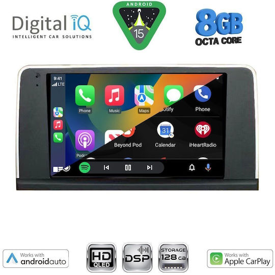 Digital IQ Ηχοσύστημα Αυτοκινήτου για BMW X3 (F25) 2011-2013 (Bluetooth/USB/WiFi/GPS/Apple-Carplay/Android-Auto) με Οθόνη Αφής 9"